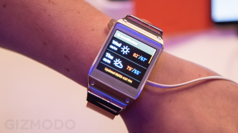 Illustration for article titled Galaxy Gear Hands On: More Watch Than You'll Ever Need